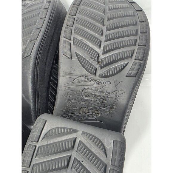 Crocs Siren Clog Black Men Unisex Slip On Casual Chunky Heel Sandal Size M 13 main image 10